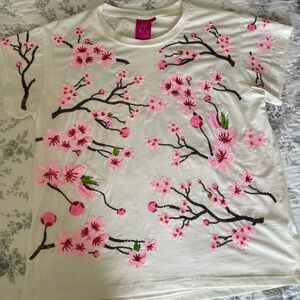QUEEN OF SPARKLES Cherry Blossom Tee